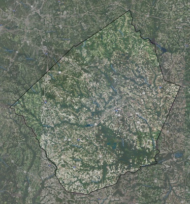 Johnston County NC USGS imagery and topo map