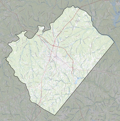Lee County NC USGS topo map