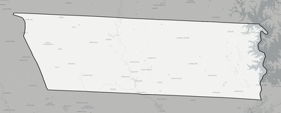 Lincoln County NC county basemap context