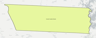 Lincoln County NC school district boundaries map