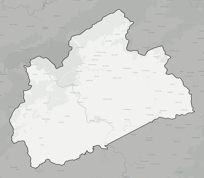 Madison County NC county basemap context