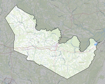 Martin County NC USGS topo map