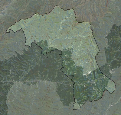 Mitchell County NC USGS imagery and topo map