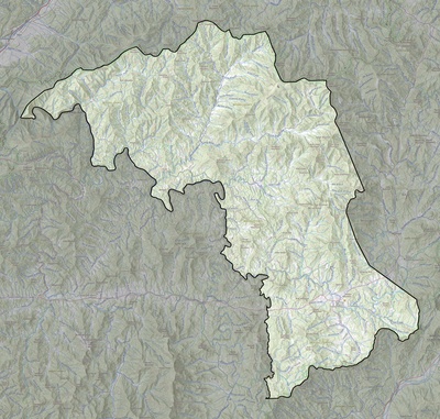 Mitchell County NC USGS topo map