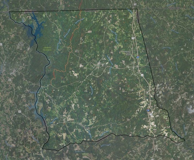Montgomery County NC USGS imagery and topo map