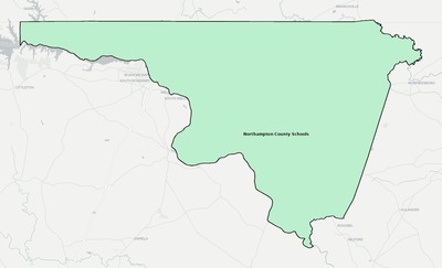 Northampton County NC school district boundaries map