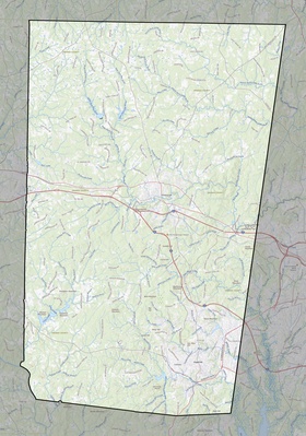 Orange County NC USGS topo map