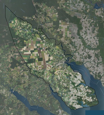Pasquotank County NC USGS imagery and topo map