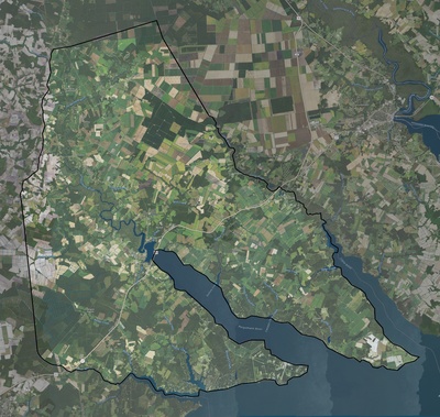 Perquimans County NC USGS imagery and topo map