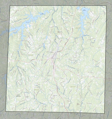 Person County NC USGS topo map