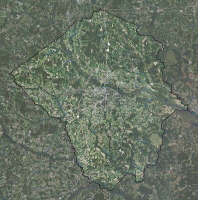 Pitt County NC USGS imagery and topo map