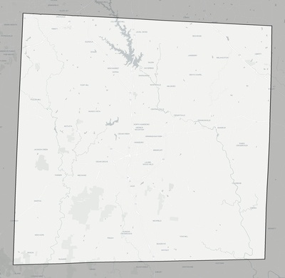 Randolph County NC county basemap context