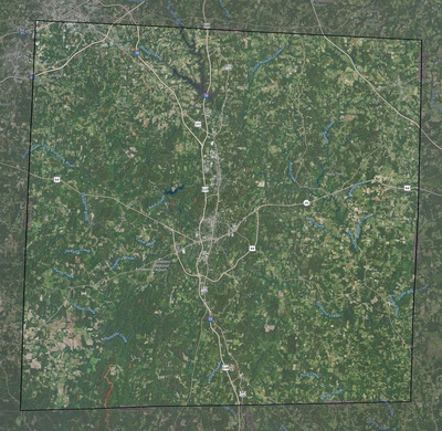 Randolph County NC USGS imagery and topo map