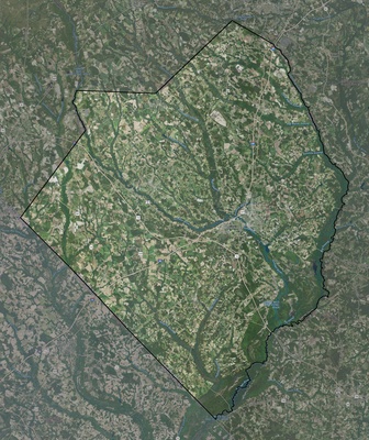 Robeson County NC USGS imagery and topo map