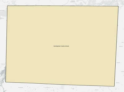 Rockingham County NC school district boundaries map