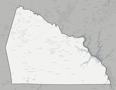 Rowan County NC county basemap context