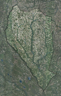 Sampson County NC USGS imagery and topo map