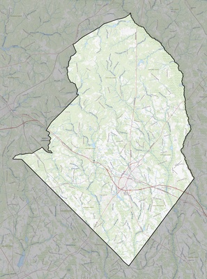 Scotland County NC USGS topo map
