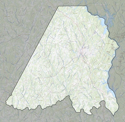 Stanly County NC USGS topo map