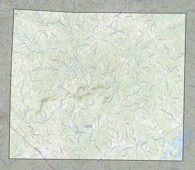Stokes County NC USGS topo map
