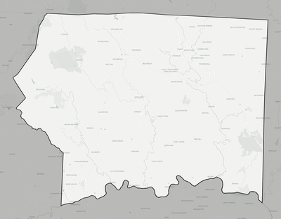 Surry County NC county basemap context