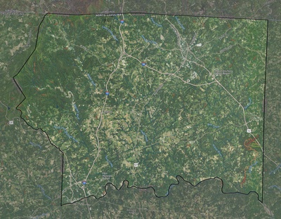 Surry County NC USGS imagery and topo map