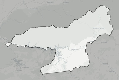 Swain County NC county basemap context