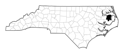 Tyrrell County in North Carolina