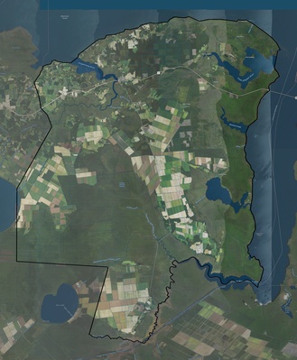 Tyrrell County NC USGS imagery and topo map