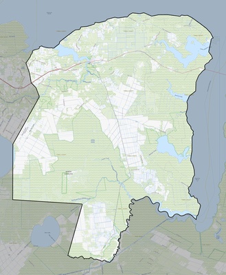 Tyrrell County NC USGS topo map