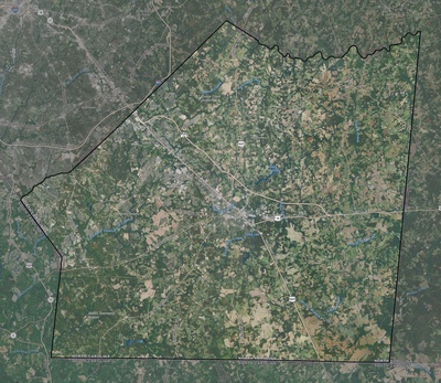 Union County NC USGS imagery and topo map