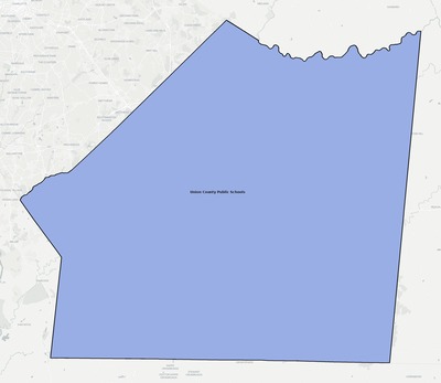 Union County NC school district boundaries map