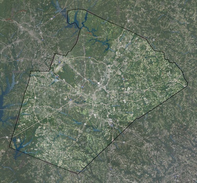 Wake County NC USGS imagery and topo map