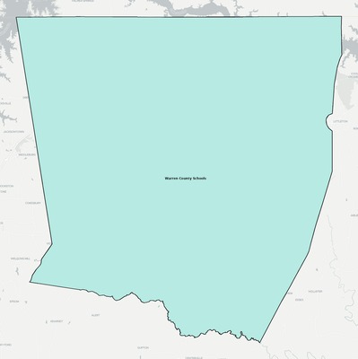 Warren County NC school district boundaries map