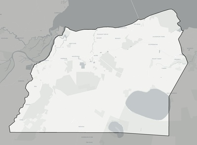 Washington County NC county basemap context