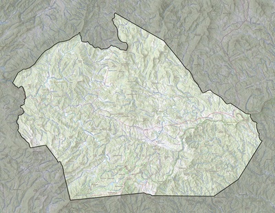 Watauga County NC USGS topo map