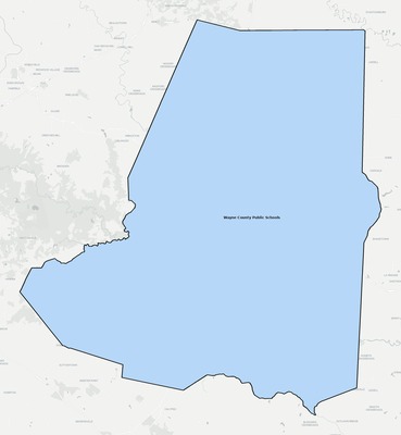Wayne County NC school district boundaries map