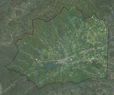 Wilkes County NC USGS imagery and topo map