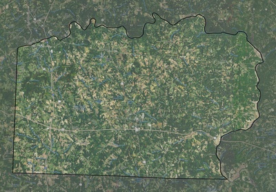 Yadkin County NC USGS imagery and topo map