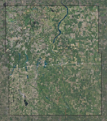 Barnes County ND USGS imagery and topo map