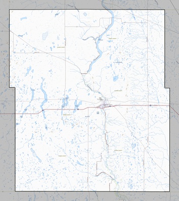 Barnes County ND USGS topo map