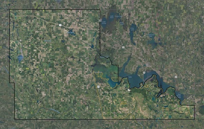 Benson County ND USGS imagery and topo map