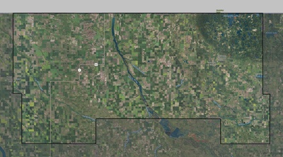 Bottineau County ND USGS imagery and topo map