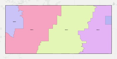 Bowman County ND ZIP code boundaries map