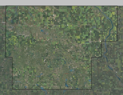 Burke County ND USGS imagery and topo map