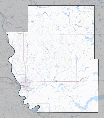 Burleigh County ND USGS topo map