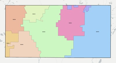 Dickey County ND ZIP code boundaries map