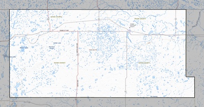 Divide County ND USGS topo map