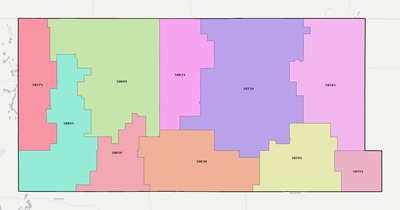 Divide County ND ZIP code boundaries map