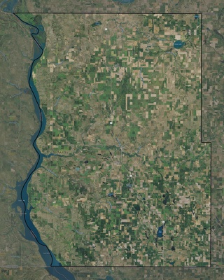 Emmons County ND USGS imagery and topo map
